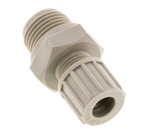 10x8mm & G1/2'' PP Druckverschraubung mit Außengewinde 10 bar