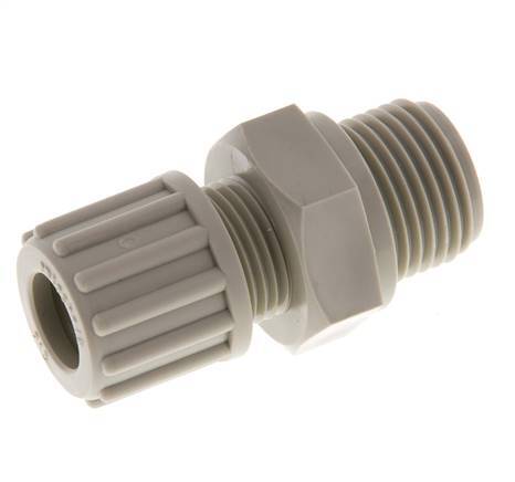 12x9mm & G1/2'' PP Druckverschraubung mit Außengewinde 10 bar