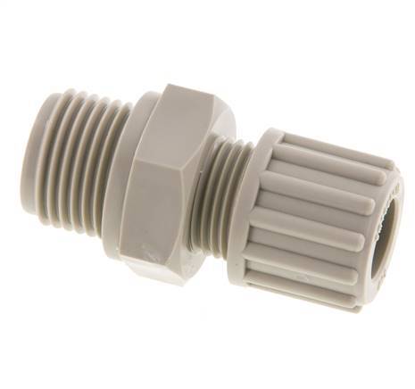 12x10mm & G1/2'' PP Druckverschraubung mit Außengewinde 10 bar