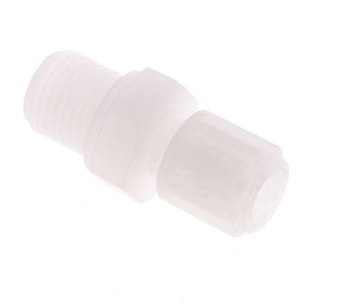 6x4mm & G1/4'' PVDF Druckverschraubung mit Außengewinde 10 bar