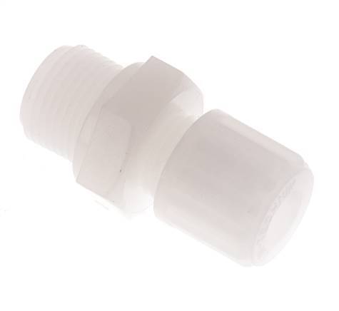 8x6mm & G3/8'' PVDF Druckverschraubung mit Außengewinde 10 bar