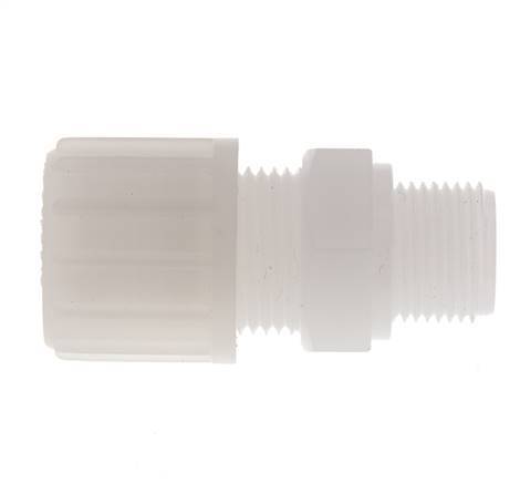 14x12mm & G3/8'' PVDF Druckverschraubung mit Außengewinde 10 bar