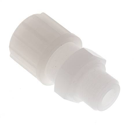 14x12mm & G3/8'' PVDF Druckverschraubung mit Außengewinde 10 bar