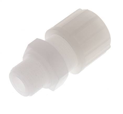 14x12mm & G3/8'' PVDF Druckverschraubung mit Außengewinde 10 bar
