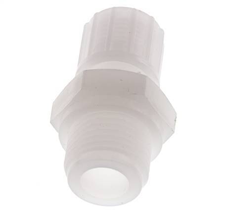 10x8mm & G1/2'' PVDF Druckverschraubung mit Außengewinde 10 bar