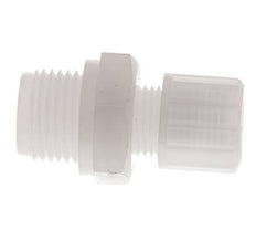 10x8mm & G1/2'' PVDF Druckverschraubung mit Außengewinde 10 bar