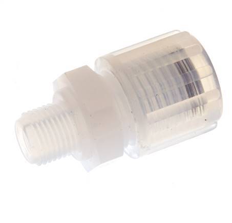 8x6mm & G1/8'' PFA Gerade Schneidverschraubung mit Außengewinde 10 bar
