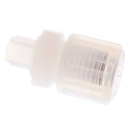 10x8mm & G1/8'' PFA Gerade Schneidverschraubung mit Außengewinde 10 bar