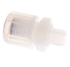 10x8mm & G1/8'' PFA Gerade Schneidverschraubung mit Außengewinde 10 bar