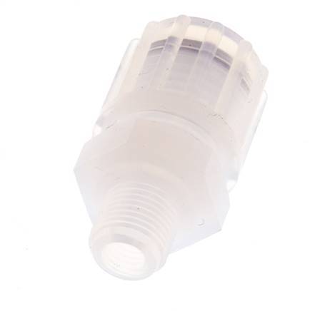 10x8mm & G1/8'' PFA Gerade Schneidverschraubung mit Außengewinde 10 bar