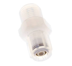 6x4mm & G1/4'' PFA Gerade Schneidverschraubung mit Außengewinde 10 bar