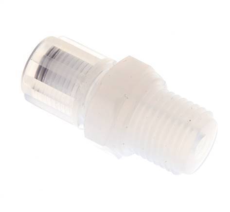 6x4mm & G1/4'' PFA Gerade Schneidverschraubung mit Außengewinde 10 bar