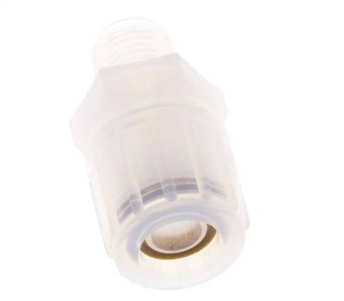 12x9mm & G1/4'' PFA Straight Cutting Fitting with Male Threads 10 bar