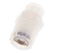10x8mm & G3/8'' PFA Gerade Schneidverschraubung mit Außengewinde 10 bar