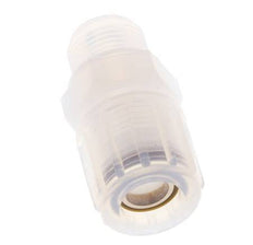 12x10mm & G3/8'' PFA Straight Cutting Fitting with Male Threads 10 bar