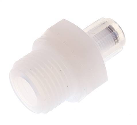 6x4mm & G1/2'' PFA Gerade Schneidverschraubung mit Außengewinde 10 bar