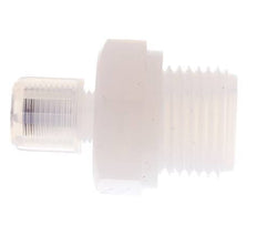 6x4mm & G1/2'' PFA Gerade Schneidverschraubung mit Außengewinde 10 bar