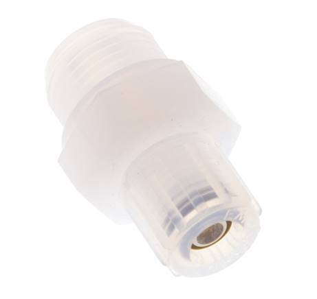 8x6mm & G1/2'' PFA Gerade Schneidverschraubung mit Außengewinde 10 bar