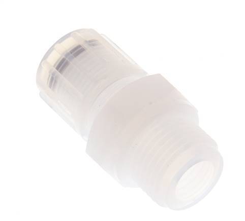 12x10mm & G1/2'' PFA Gerade Schneidverschraubung mit Außengewinde 10 bar