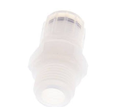 12x10mm & G1/2'' PFA Gerade Schneidverschraubung mit Außengewinde 10 bar