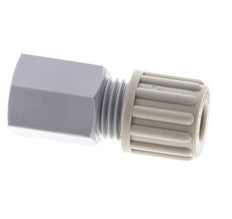 8x6mm & G1/4'' PA Straight Compression Fitting with Female Threads 10 bar [2 Pieces]