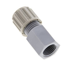 8x6mm & G1/4'' PA Straight Compression Fitting with Female Threads 10 bar [2 Pieces]