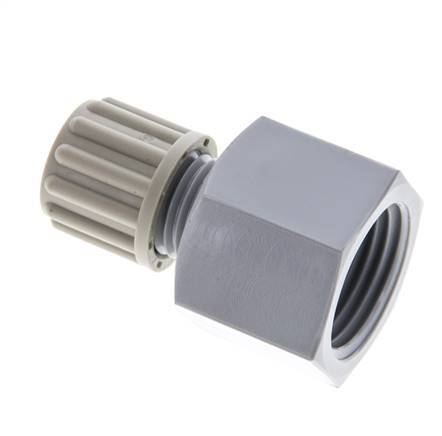 8x6mm & G1/2'' PA Straight Compression Fitting with Female Threads 10 bar