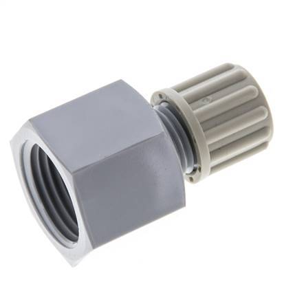 8x6mm & G1/2'' PA Straight Compression Fitting with Female Threads 10 bar