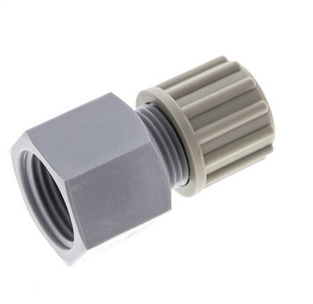 12x10mm & G1/2'' PA Straight Compression Fitting with Female Threads 10 bar