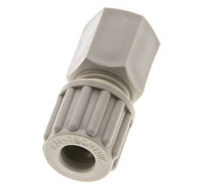 8x6mm & G1/4'' PP Straight Compression Fitting with Female Threads 10 bar
