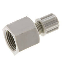6x4mm & G3/8'' PP Straight Compression Fitting with Female Threads 10 bar