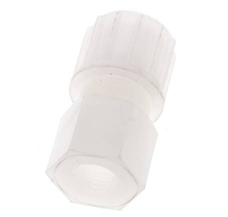 14x12mm & G1/4'' PVDF Straight Compression Fitting with Female Threads 10 bar