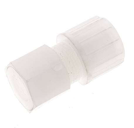 14x12mm & G1/4'' PVDF Straight Compression Fitting with Female Threads 10 bar