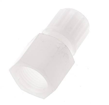 10x8mm & G3/8'' PVDF Straight Compression Fitting with Female Threads 10 bar