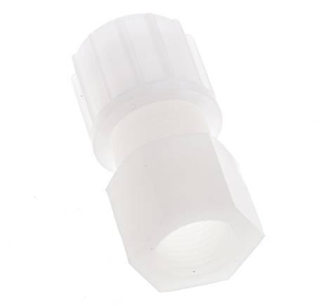 14x12mm & G3/8'' PVDF Straight Compression Fitting with Female Threads 10 bar