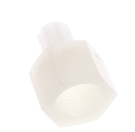 8x6mm & G1/2'' PVDF Straight Compression Fitting with Female Threads 10 bar
