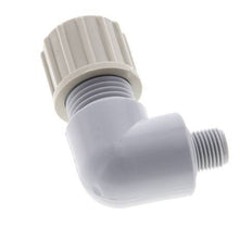 10x8mm & G1/8'' PA Elbow Compression Fitting with Male Threads 10 bar [2 Pieces]