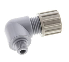 10x8mm & G1/8'' PA Elbow Compression Fitting with Male Threads 10 bar [2 Pieces]