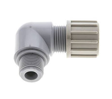 14x12mm & G3/8'' PA Elbow Compression Fitting with Male Threads 10 bar