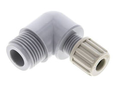 8x6mm & G1/2'' PA Elbow Compression Fitting with Male Threads 10 bar