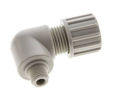 10x8mm & G1/8'' PP Elbow Compression Fitting with Male Threads 10 bar