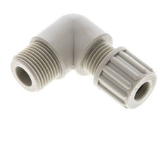 8x6mm & G3/8'' PP Elbow Compression Fitting with Male Threads 10 bar
