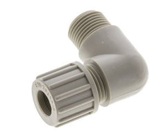 10x8mm & G3/8'' PP Elbow Compression Fitting with Male Threads 10 bar