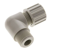 10x8mm & G3/8'' PP Elbow Compression Fitting with Male Threads 10 bar