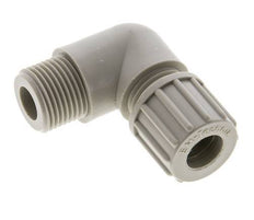 10x8mm & G3/8'' PP Elbow Compression Fitting with Male Threads 10 bar