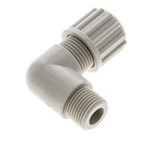 12x10mm & G3/8'' PP Elbow Compression Fitting with Male Threads 10 bar