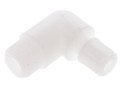 6x4mm & G3/8'' PVDF Elbow Compression Fitting with Male Threads 10 bar
