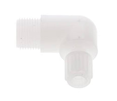 8x6mm & G3/8'' PVDF Elbow Compression Fitting with Male Threads 10 bar