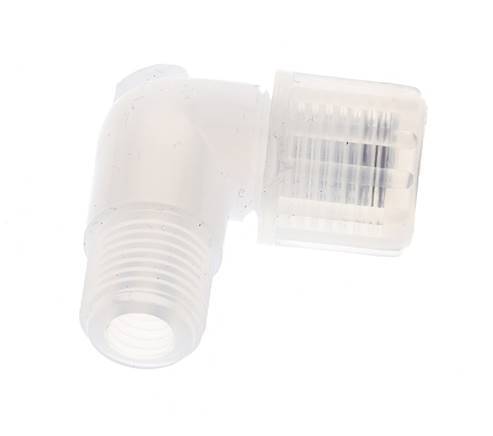8x6mm & G1/4'' PFA Elbow Cutting Fitting with Male Threads 10 bar