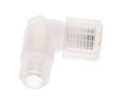 8x6mm & G1/4'' PFA Elbow Cutting Fitting with Male Threads 10 bar